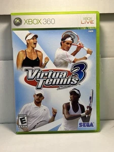 Virtua Tennis 3 (Microsoft Xbox 360, 2007) Complete with Manual CIB - Picture 1 of 3