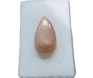 Mondstein Adular orange Moonstone Cabochon 24x14 mm 17 ct. Nr. U34029 - Bild 1 von 1