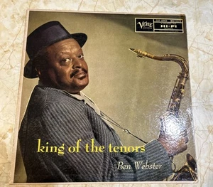 Ben Webster. King Of The Tenors. Strong VG Vinyl LP. 1957 Original. Deep Groove - Picture 1 of 4