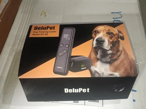 Delupet Elektrisches Hundeschock Trainingshalsband mit Fernbedienung 1600FT Wasserdicht - Bild 1 von 2