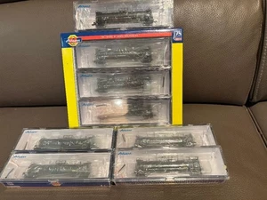 N Athern GATC 23K  Tank Train  2x End Cars + 6x Intermediate Cars  GATX - Picture 1 of 3