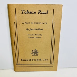 Tabakstraße: Ein Theaterstück in drei Akten von Jack Kirkland 1961 Caldwell - Bild 1 von 8