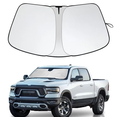 Cubierta plegable bloque UV para parabrisas Dodge Ram 2500 3500 2010-2024 Foto 1 de 4