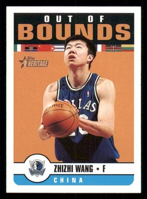 2001-02 Topps Heritage Out of Bounds #3 Wang ZhiZhi - Image 1 of 2
