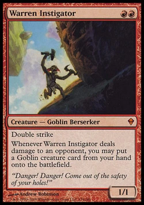 Warren Instigator -Foil Light Play MTG Zendikar - Image 1 of 1