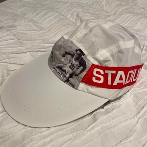 Rare POLO Ralph Lauren 1992 Hurdle Man Cap White Replica Brooklyn Basement Vtg - Bild 1 von 4
