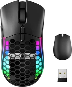 Kabellose PC Maus, RGB, Bluetooth, USB-C - Bild 1 von 6