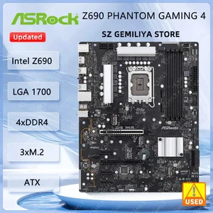 For ASRock Z690 Phantom Gaming 4 LGA 1700 Motherboard, Intel 12th/13th Gen Core - Picture 1 of 8