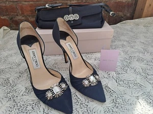 Jimmy Choo Vero Cuoio high heel shoes size 38 & clutch bag - Picture 1 of 24