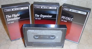 Timex Sinclair 1000 PC Games & Software Lot (x4) Cassette - Picture 1 of 2