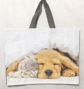 Borsa Shopping Riutilizzabile Per La Vita Amante Cane Gatto Novità Regalo Borsa Eco Friendly - Foto 1 di 5