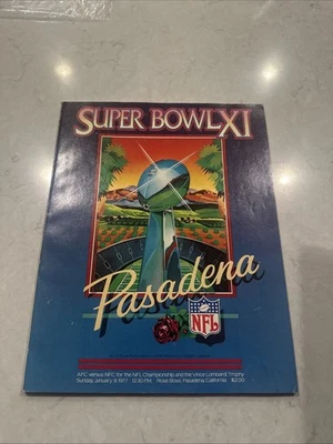 Super Bowl XI Program OAKLAND RAIDERS vs MINNESOTA VIKINGS Pasadena Jan 9 1977 - Image 1 of 4
