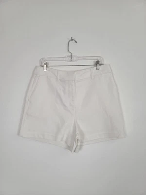 BODEN White Modal Cotton 4in Inseam Shorts Women's Sz 10 Pockets Summer Beach - Image 1 of 4