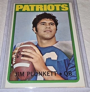 1972 Topps Jim Plunkett Rookie #65 - New England Patriots - RC VG - Picture 1 of 7