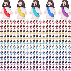 300 Pack Mini Jesus Figurines Bulk Tiny Jesus Figures Christ Savior Religious Pa - Picture 1 of 12