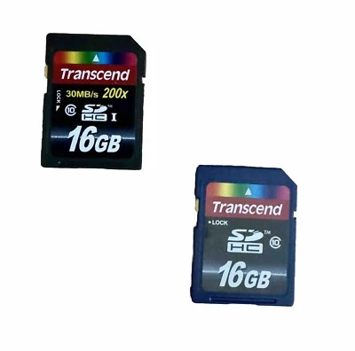 Standard SD 16GB SD Card Memory Cards For Camera PC Phone - Image 1 of 2