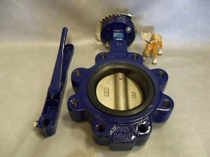 N200236LH 4" Nibco Butterfly Valve N200236LH-4 200psi Lever Operated - Picture 1 of 8