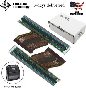 2X Printhead w/ Flex Cable for Zebra ZQ320 ZQ220 Printer 203dpi PN:P1063035 - Picture 1 of 8