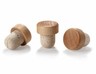 1- Unfinished Wooden Wine Bottle Stopper Wood Cork Wedding Party Favor Gift DIY