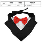 Pet Dog Suit Bandana Set Bow Tie Shirt For Formal Wedding Party For Large An Ggm