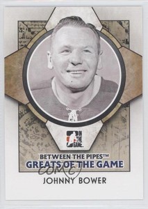 2008-09 ITG Between the Pipes Johnny Bower #77 HOF