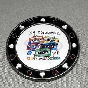 Custom Ed Sheeran Tour 2023 Poker Chip - Picture 1 of 5