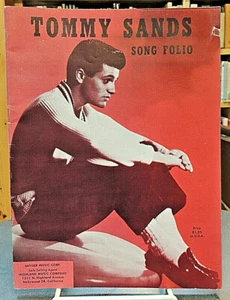 Tommy Sands Song Folio Sheet Music Songbook Softcover 1958 Reference Sands - Imagen 1 de 5