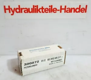 Eaton 300072 Elemento Filtrante Filtro Internormen 01.E 60.3VG.HR.E.P Idraulico Nuovo - Foto 1 di 2