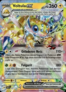 Pokemon Stellarkrone Voltula ex 051/142 Near Mint deutsch - Picture 1 of 2