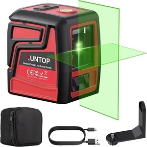Livella Laser a Croce 30m Modalità Manuale Livello Laser Verde Autolivellante - Foto 1 di 8