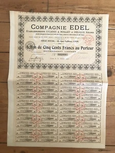 Compagnie EDEL - Gillardi & Rollet 1 Delille (LYON 69) (F1) - Picture 1 of 1