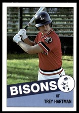 1986 David Lipscomb University Bisons Team Issue Trey Hartman #9