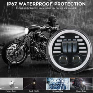 Faro LED DRL PUNTO 5,75" para Honda VTX1300 C R RETRO VTX 1800 C R S N RETRO - Imagen 1 de 12