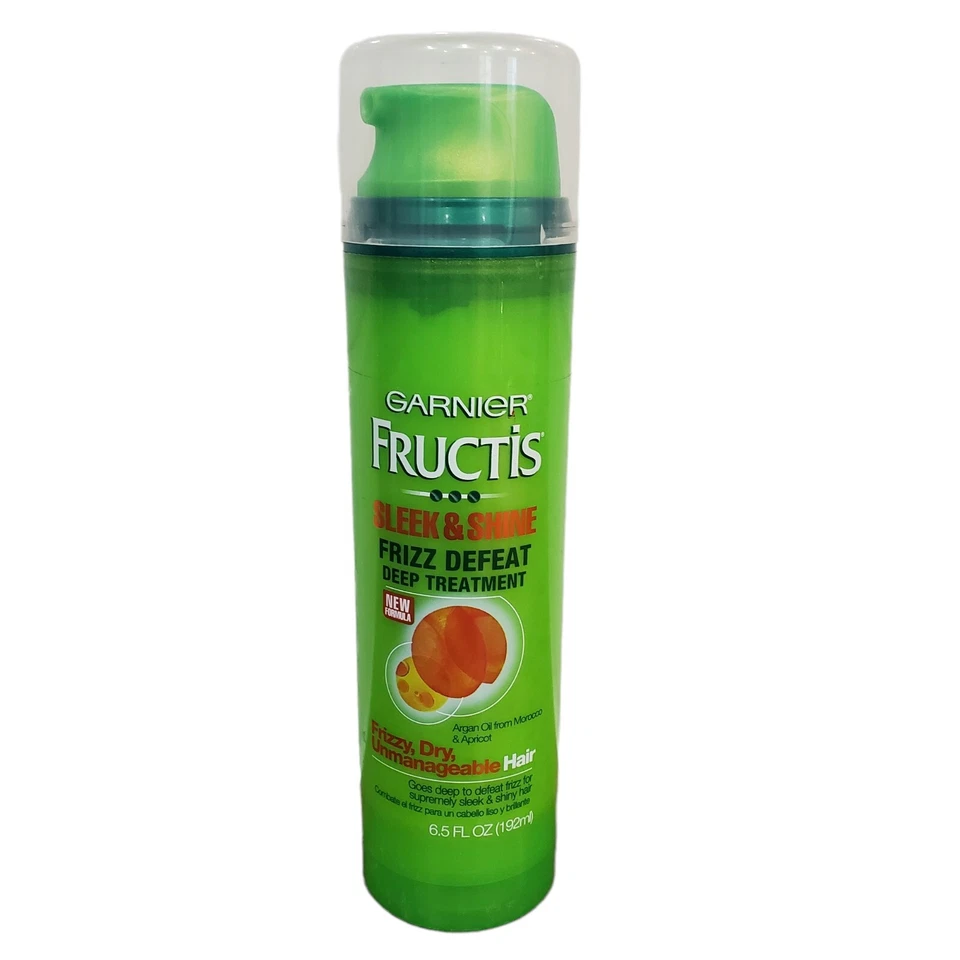 Garnier Fructis Elegante y Brillante Frizz Derrota Tratamiento Profundo 6.5 OZ Nuevo Completo Foto 1 de 2
