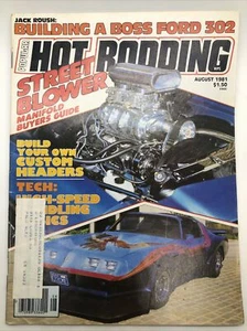 Popular Hot Rodding Aug 1981 Street Blower, Building Boss 302 - Picture 1 of 5