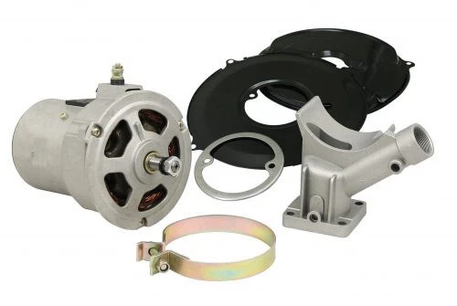 Black / Raw Alternator Kit 12 Volt 55 Amp VW Bug Buggy Thing Ghia T2  EMPI 9445 - Image 1 of 1