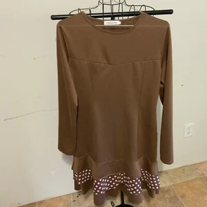 MISS LOOK BRAUNES KLEID GR M - Bild 1 von 3