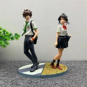 Pair Your Name Kimi no Na wa Miyamizu Mitsuha Tachibana Taki Figure 2pcs PVC  - Picture 1 of 12