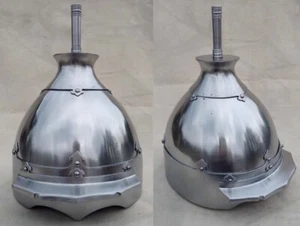 Casco del Imperio Chino, casco de acero suave de 2 mm, casco listo para la batalla, listo para el combate - Imagen 1 de 2