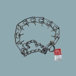 Collar de control de punta metálica Master Paws nuevo con etiquetas talla grande - Imagen 1 de 1