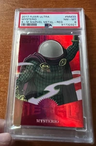 Mysterio 2017 Fleer Marvel Spider-Man Precious Metal Gems Red PMG 49/99 PSA 8 - Picture 1 of 2