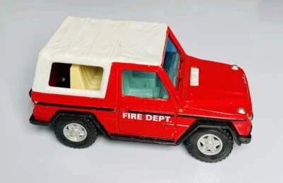 1/55 Scale 1990's Mercedes-Benz G320 Fire Dept SUV - Siku Joy City - Image 1 of 4