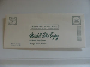 Marshall Field & Company Chicago Business Reply Envelope c. 1980 - Bild 1 von 1