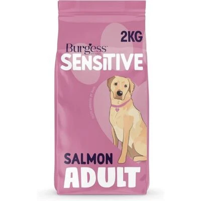 Burgess Sensitive Dog Food Hypoallergenic Salmon 2kg Or 12.5kg Adult 12 Months+