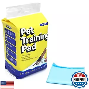 Puppy Pads, Wee Pads, 24"x24" PAWOW Disposable Potty Pee Pads for Small Dogs - Picture 1 of 5