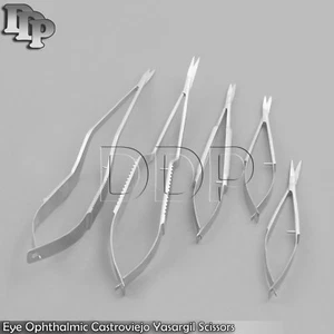 Eye Ophthalmic Castroviejo Yasargil Scissors Micro Surgical Instruments 5 EY-056 - Picture 1 of 3