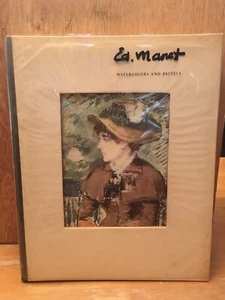 Edouard Manet: Watercolors & Pastels 1959 24 Matted Color Plates -12 x 15 Abrams - Picture 1 of 2
