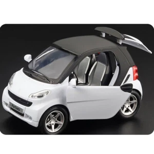 1/24 Smart ForTwo Model Car Diecast Toy Vehicle Kids Toys for Boys Gifts White - Picture 1 of 4