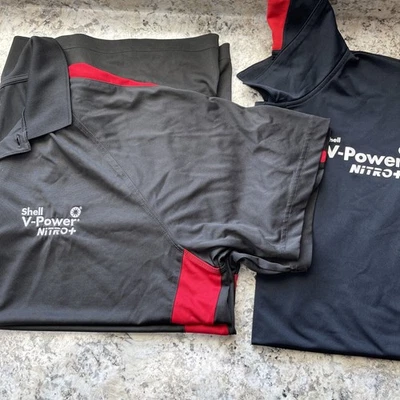 Shell V-Power Nitro Oil Gas Timewise Employee Uniform  Shirt Mens 4xl / 2xl also - Image 1 of 4