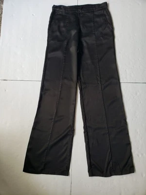 Equipment Silk Satin Wide Leg Pull On Lightweight Black Dress Pants Size XS - Image 1 of 4
